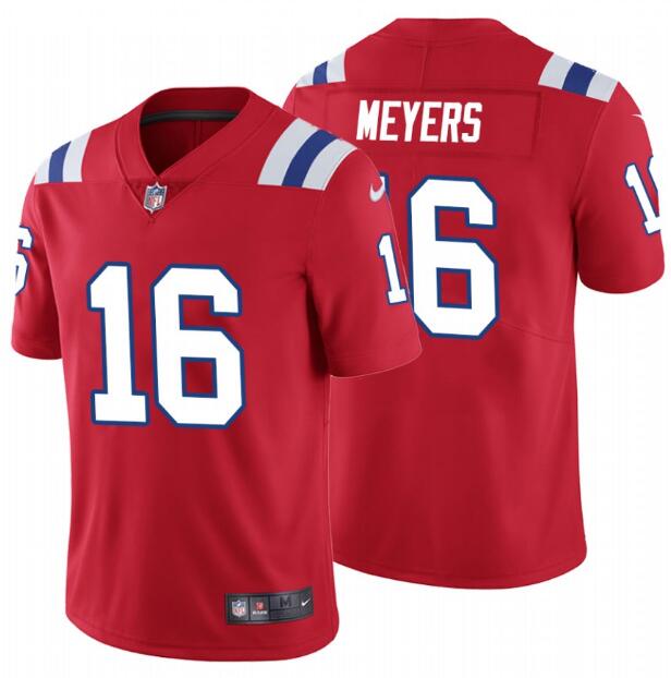 Nike Patriots 16 Jakobi Myers Red Vapor Untouchable Limited Jersey
