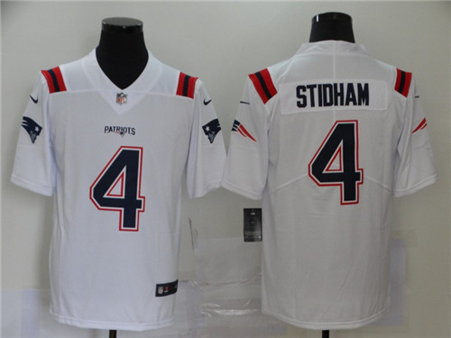 Nike Patriots 4 Jarrett Stidham White 2020 New Vapor Untouchable Limited Jersey