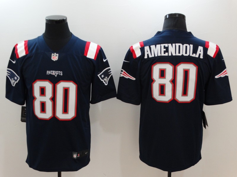 Nike Patriots 80 Danny Amendola Navy Color Rush Limited Jersey