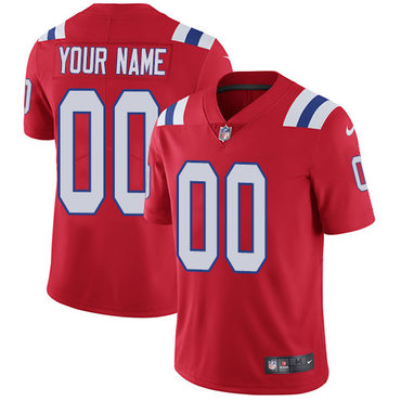 Nike Patriots Red Men's Customized Vapor Untouchable Player Limited Jersey