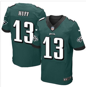 Nike Philadelphia Eagles #13 Josh Huff Midnight Green Team Color Men's Stitched NFL New Elite Jersey