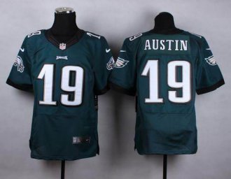 Nike Philadelphia Eagles #19 Miles Austin Midnight Green Team Color Men's Stitched NFL New Elite Jersey