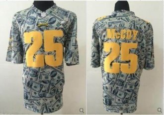 Nike Philadelphia Eagles #25 LeSean McCoy Dollar Fashion NFL Elite Jersey