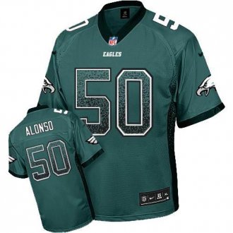 Nike Philadelphia Eagles #50 Kiko Alonso Midnight Green Team Color Men's Stitched NFL Elite Drift Fashion Jersey