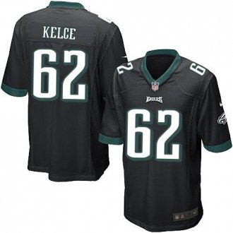 Nike Philadelphia Eagles #62 Jason Kelce Black NFL Elite Jersey