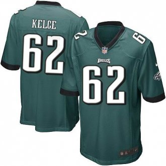 Nike Philadelphia Eagles #62 Jason Kelce Green NFL Elite Jersey