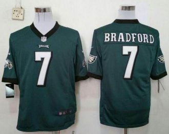 Nike Philadelphia Eagles #7 Sam Bradford Midnight Green Team Color Men's Stitched NFL Game jersey