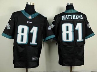 Nike Philadelphia Eagles #81 Jordan Matthews Black Alternate NFL New Elite Jersey