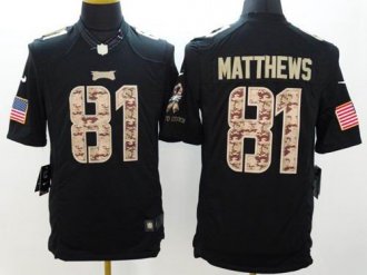 Nike Philadelphia Eagles #81 Jordan Matthews Black NFL Limited Salute to Service Jersey