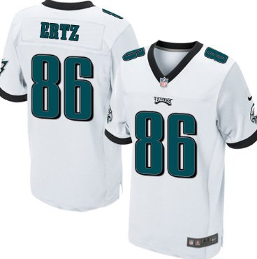Nike Philadelphia Eagles #86 Zach Ertz White Elite Jersey.png