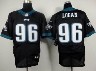 Nike Philadelphia Eagles #96 Bennie Logan Black Alternate NFL New Elite Jersey