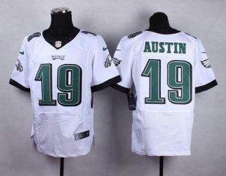 Nike Philadelphia Eagles#19 Miles Austin White Men's Stitched NFL New Elite Jersey
