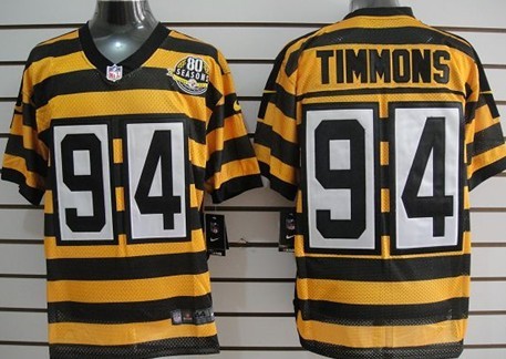 Nike Pittsburgh Steelers #26 Rod Woodson 1933 Yellow Throwback Jersey