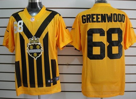 Nike Pittsburgh Steelers #83 Heath Miller 1933 Yellow Throwback Jersey 
