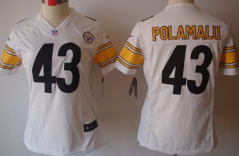 Nike Pittsburgh Steelers #84 Antonio Brown White Limited Womens Jersey 