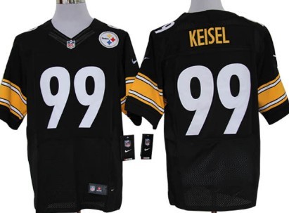 Nike Pittsburgh Steelers #99 Brett Keisel White Elite Jersey 