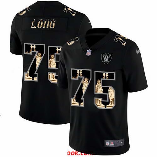 Nike Raiders 75 Howie Long Black Statue Of Liberty Limited Jersey