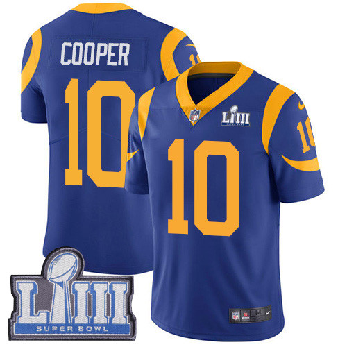 Nike Rams #10 Pharoh Cooper Royal Blue Alternate Super Bowl LIII Bound Youth Stitched NFL