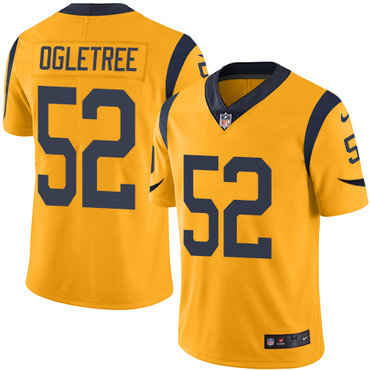 Nike Rams #52 Alec Ogletree Gold Youth Stitched NFL Limited Rush Jersey
