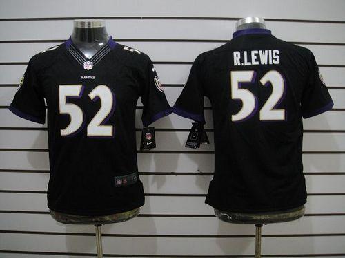 Nike Ravens #52 Ray Lewis Black Alternate Youth Stitched NFL Vapor Untouchable Limited Jersey