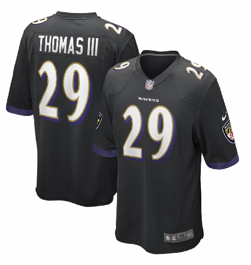 Nike Ravens 29 Earl Thomas III Black Vapor Untouchable Limited Jersey