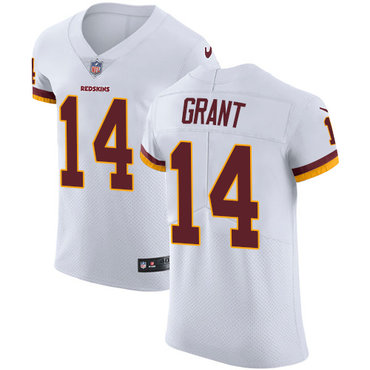 Nike Redskins #14 Ryan Grant White Men's Stitched NFL Vapor Untouchable Elite Jersey