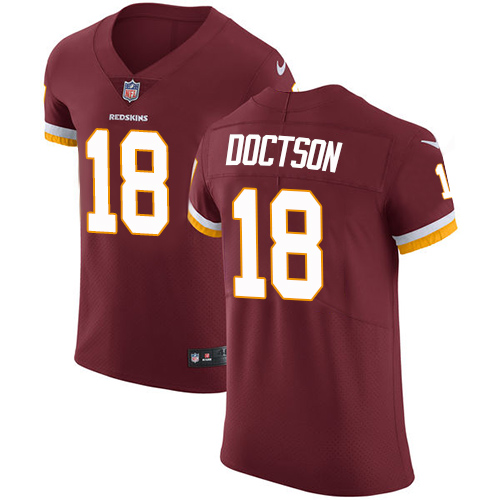 Nike Redskins #18 Josh Doctson Burgundy Red Team Color Men's Stitched NFL Vapor Untouchable Elite Jersey