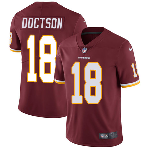 Nike Redskins #18 Josh Doctson Burgundy Red Team Color Men's Stitched NFL Vapor Untouchable Limited Jersey