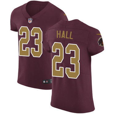 Nike Redskins #23 DeAngelo Hall Burgundy Red Alternate Men's Stitched NFL Vapor Untouchable Elite Jersey