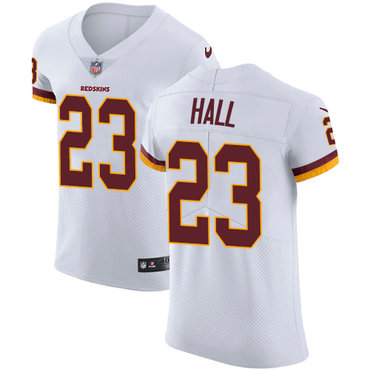 Nike Redskins #23 DeAngelo Hall White Men's Stitched NFL Vapor Untouchable Elite Jersey