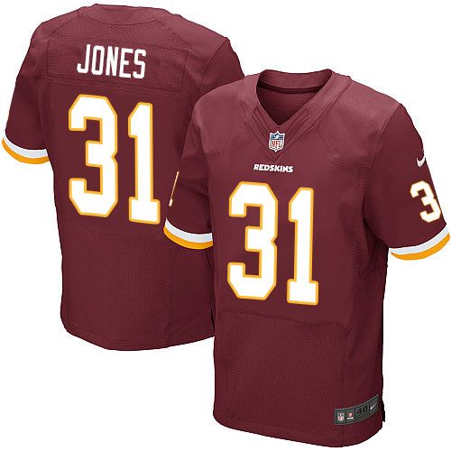 Nike Redskins #31 Matt Jones Burgundy Red Team Color Men's