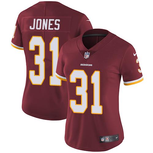 Nike Redskins #31 Matt Jones Burgundy Red Team Color Women's Stitched NFL Vapor Untouchable Limited Jersey