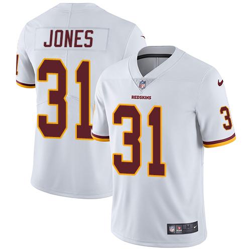 Nike Redskins #31 Matt Jones White Men's Stitched NFL Vapor Untouchable Limited Jersey