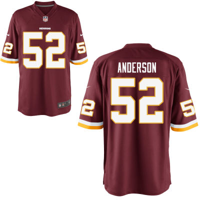 Nike Redskins #52 Ryan Anderson Men's Stitched NFL Elite Red Jersey