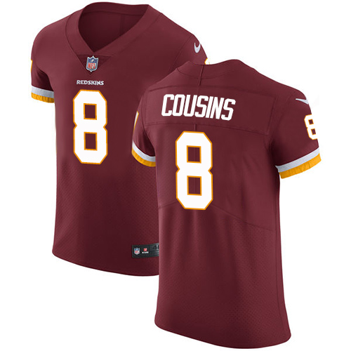 Nike Redskins #8 Kirk Cousins Burgundy Red Team Color Men's Stitched NFL Vapor Untouchable Elite Jersey