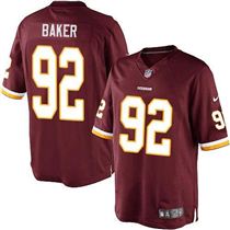 Nike Redskins #92 Chris Baker Burgundy Red Team Color Men's Stitched NFL Elite Jersey