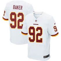 Nike Redskins #92 Chris Baker White Red Team Color Men's Stitched NFL Elite Jersey