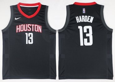 Nike Rockets #13 James Harden Black Statement Edition NBA Swingman Jersey