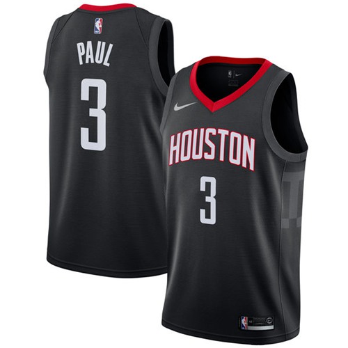 Nike Rockets #3 Chris Paul Black NBA Swingman Statement Edition Jersey