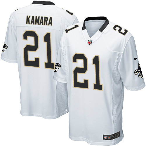 Nike Saints #21 Alvin Kamara White Youth Stitched NFL Elite Jersey
