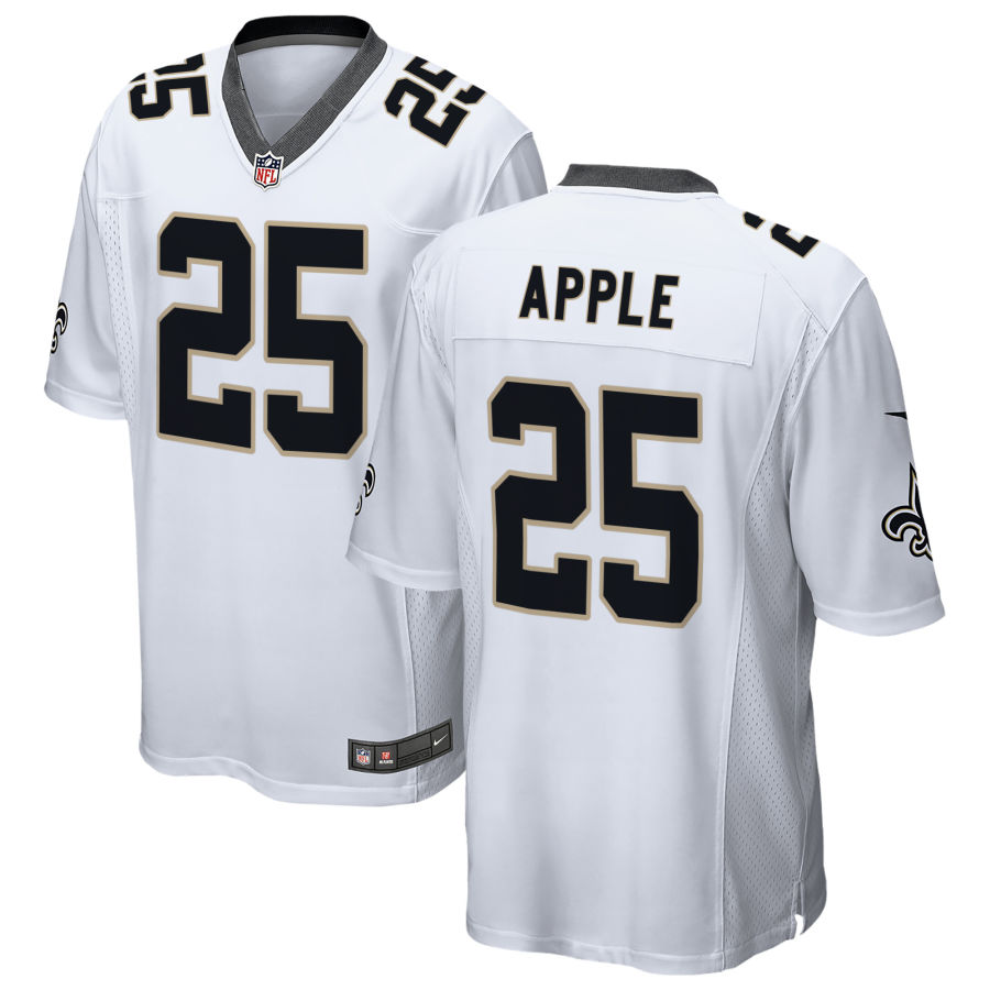 Nike Saints #25 Eli Apple White Color Stitched NFL Vapor Untouchable Limited Jersey