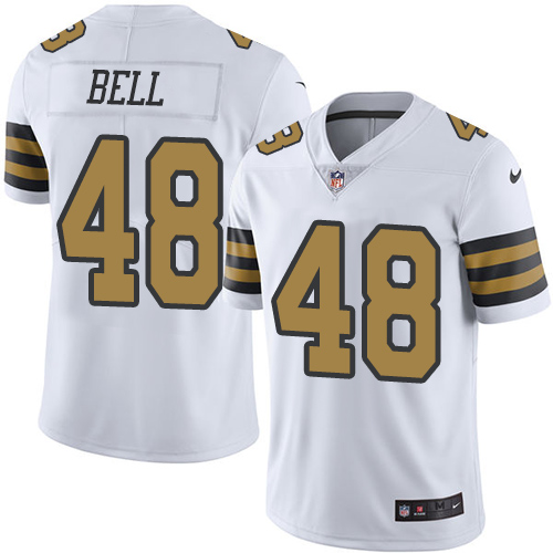 Nike Saints #48 Vonn Bell White Youth Stitched NFL Limited Rush Jersey