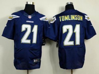 Nike San Diego Chargers #21 LaDainian Tomlinson Navy Blue Team Color NFL New Elite Jersey