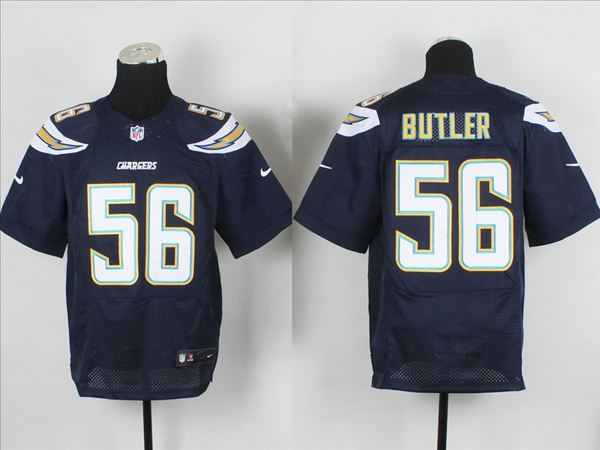 Nike San Diego Chargers #56 Donald Butler Navy Blue Elite Jersey