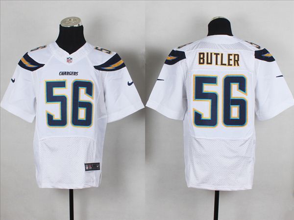 Nike San Diego Chargers #56 Donald Butler White Elite Jersey