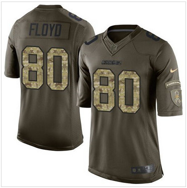 Nike San Diego Chargers #80 Malcom Floyd Green Men's Stitched NFL Limited Salute to Service Jersey