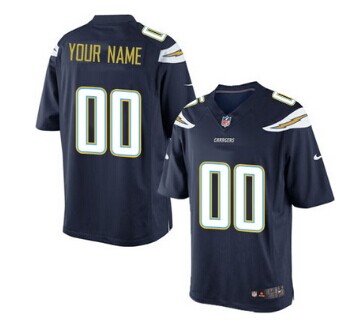 Nike San Diego Chargers Customized 2013 Navy Blue Game Jersey