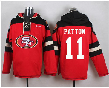 Nike San Francisco 49ers #11 Quinton Patton Red Player Pullover NFL Hoodie