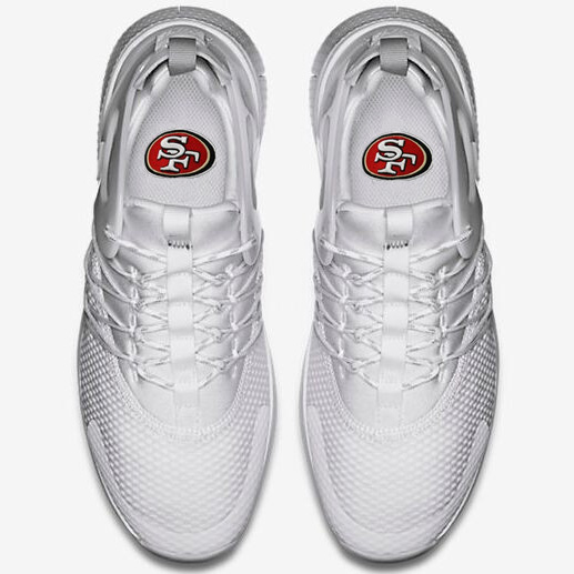 Nike San Francisco 49ers London Olympics White Shoes