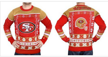 Nike San Francisco 49ers Red Men's Ugly Sweater